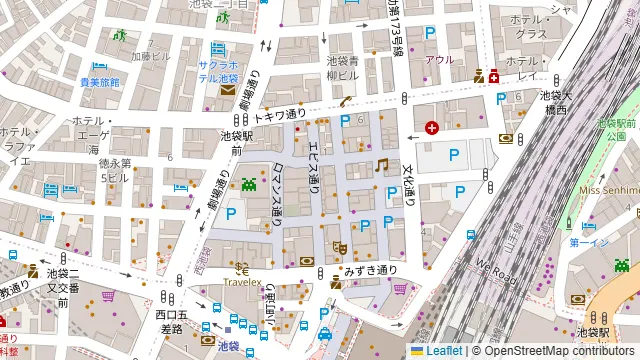 魚と巻き串のお店 優男～まお～ 池袋本館の周辺地図