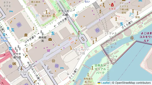 京懐石 美濃吉 横浜ランドマークプラザ店の周辺地図