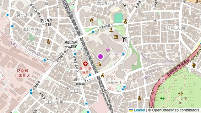 うなぎ四代目菊川 恵比寿ガーデンプレイス店の周辺地図