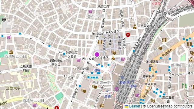 古城の国のアリスの周辺地図