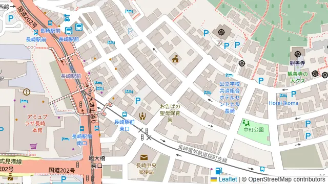 日本料理・長崎伝統料理 割烹としの周辺地図