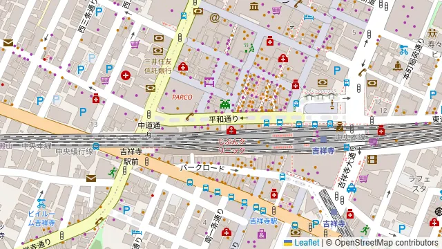 Italian Bar’R TOSCANA 吉祥寺店の周辺地図
