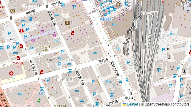 フランス料理 エスカーレ ホテルモントレ仙台 （ESCALE）の周辺地図