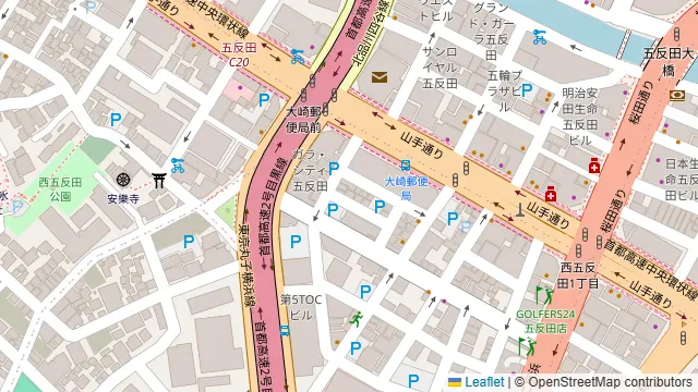 LAMP(ランプ)五反田駅前店の周辺地図