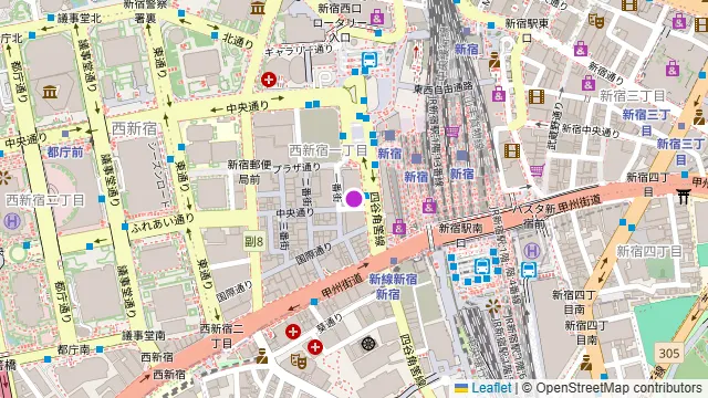 KICHIRI新宿WESTの周辺地図