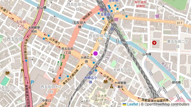 韓無量 五反田西口店の周辺地図