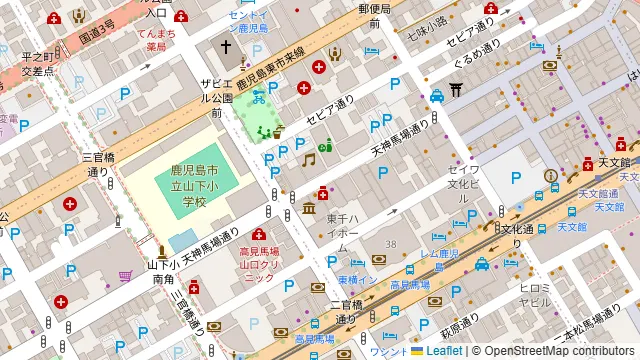天文館 貸切パーティ HINATAの周辺地図