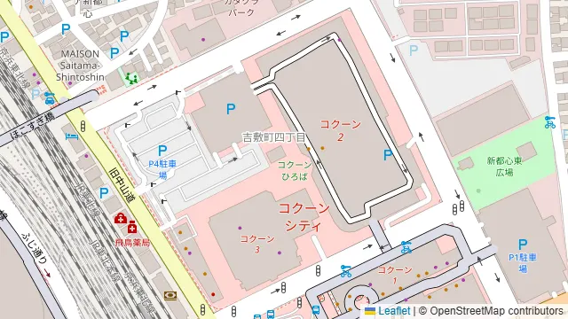 BUSHWICK BAKERY&GRILL コクーンシティ店の周辺地図
