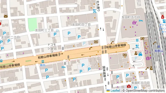 個室居酒屋 肉炉端 弁慶 和歌山駅前店の周辺地図