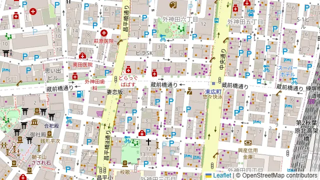 秋葉原ワイズスクエア会議室の周辺地図