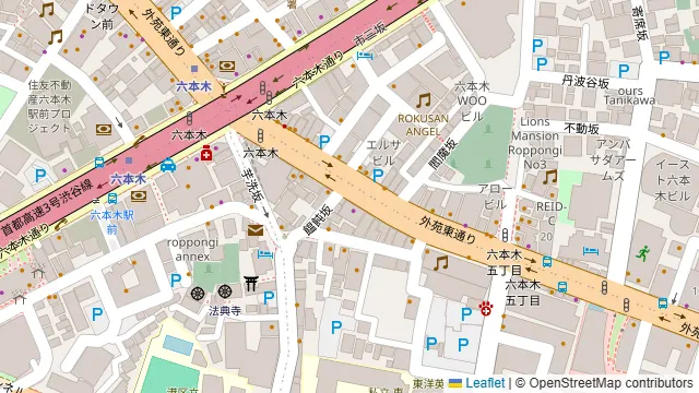 Darts UP(ダーツ アップ)六本木店の周辺地図