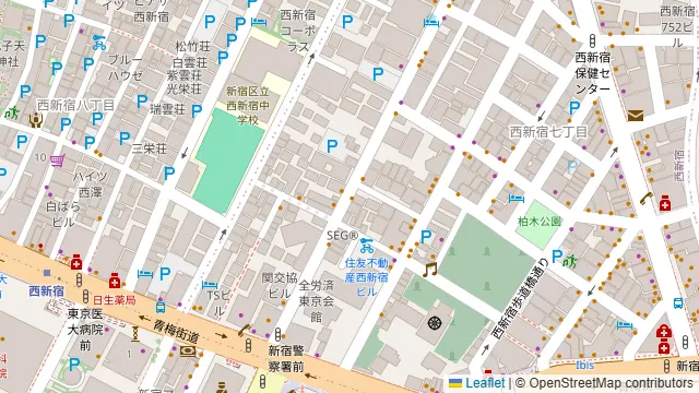 フィーユ撮影スタジオ(Fille Studio)@西新宿の周辺地図