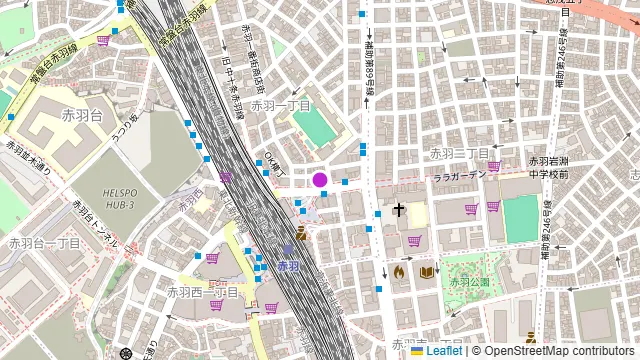 鳥道酒場 赤羽店の周辺地図