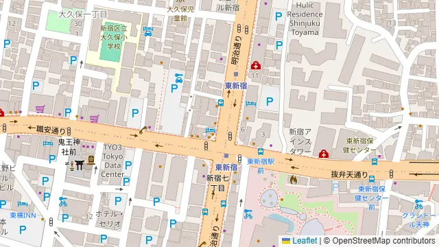 FUN SPACE 新宿歌舞伎町の周辺地図