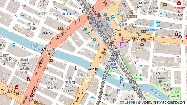 Darts UP（ダーツ アップ）五反田店の周辺地図