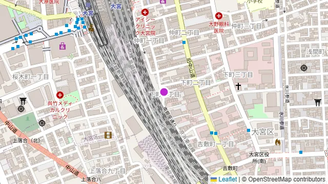 Moon大宮の周辺地図