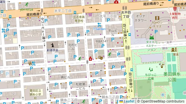 studio_MINT錦糸町の周辺地図