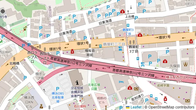中国料理＆タイ料理 チャイハナ 横浜西口店の周辺地図