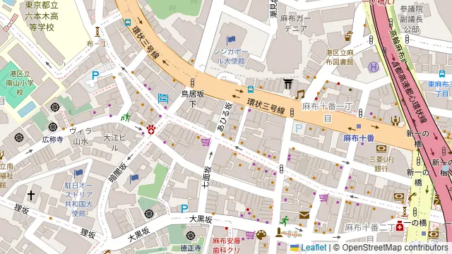 タッカンマリ大学の周辺地図