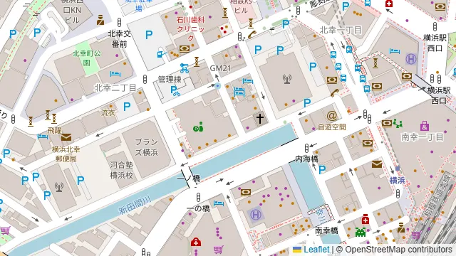 Trattoria LOGIC Yokohamaの周辺地図