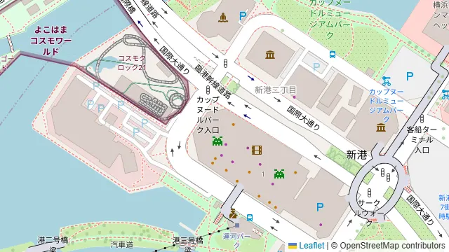 美食米門 横浜の周辺地図