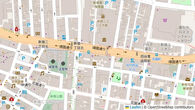 和モダン個室居酒屋 地鶏・うにしゃぶ はながこい 新宿御苑前の周辺地図