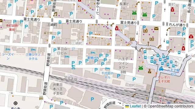 八王子ゆうごの周辺地図