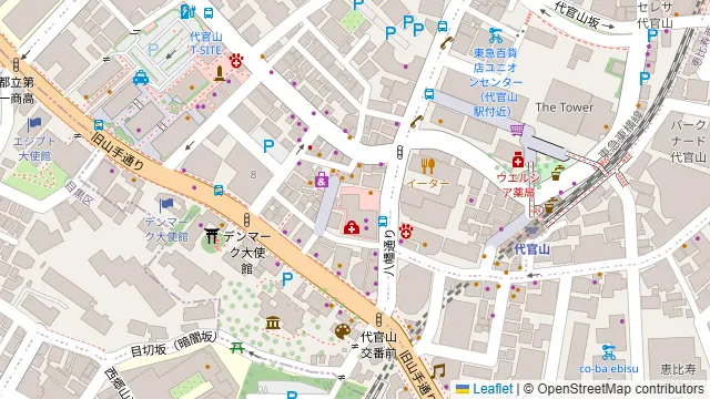 HEAVENLY Island Lifestyle 代官山の周辺地図