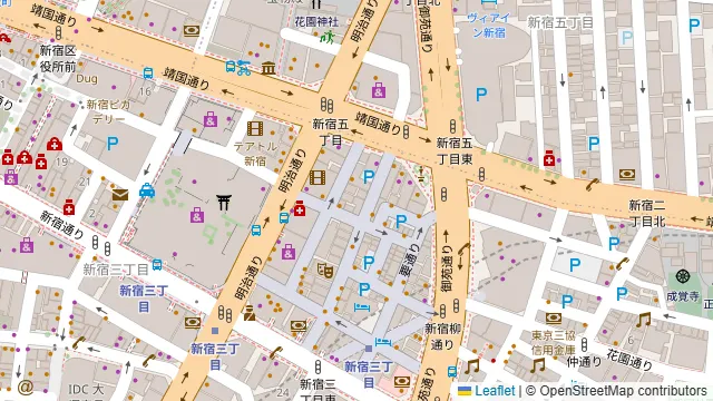 Darts UP（ダーツ アップ）新宿三丁目店の周辺地図