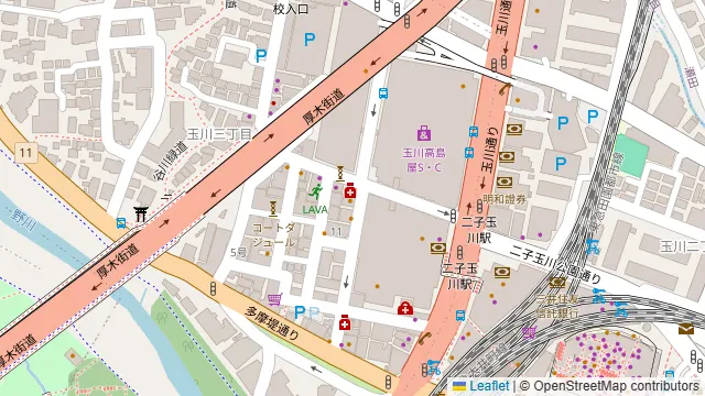 タカズ ビストロ ヴィエスの周辺地図