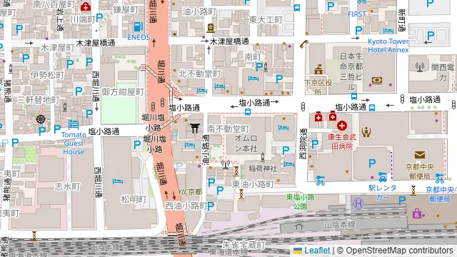 party banquethall Garden -KYOTO EKIMAE-の周辺地図