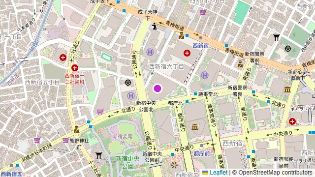 グレイドパーク新宿西口の周辺地図