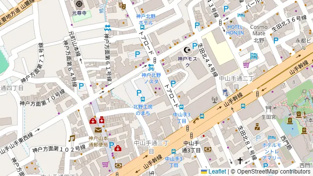 KOBE RENT SPACE(神戸元町レンタルスペース)の周辺地図
