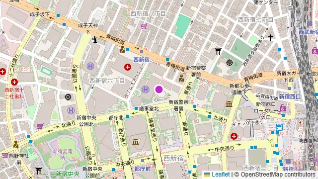 ザ サクラ ダイニング トウキョウ（西新宿）の周辺地図