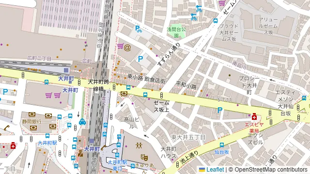 創作イタリアン ちゃぶっとりあ 大井町の周辺地図