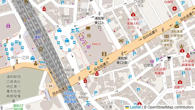 Italian Dining REGO 浦和の周辺地図