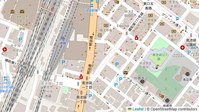 音音 池袋店の周辺地図