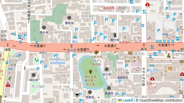 サンロックカフェの周辺地図