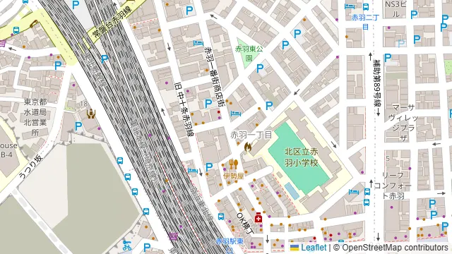 赤羽スペインクラブ TERA TERAの周辺地図