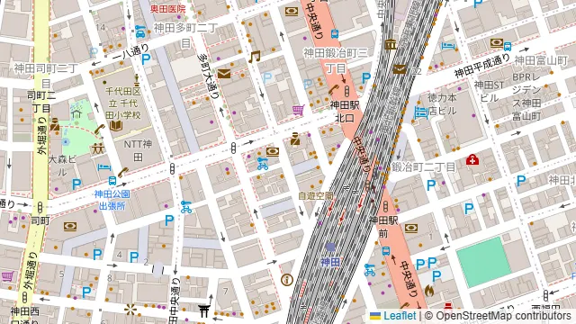 九州炭火酒場ばってん はなれ 神田北口店の周辺地図