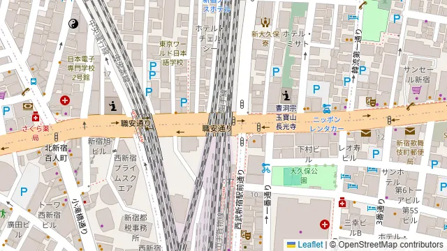 Y’s（西新宿）の周辺地図