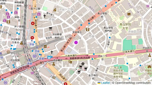 THEATER渋谷の周辺地図