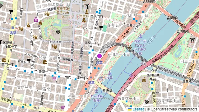 焼肉 牛壱心 浅草EKIMISE店の周辺地図