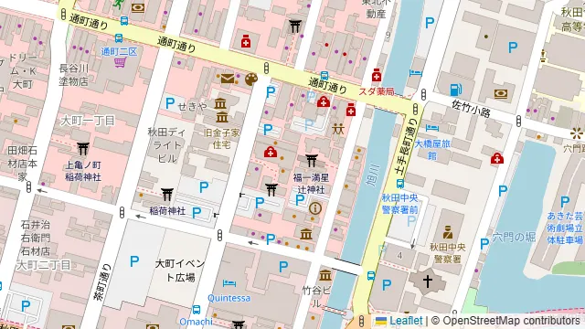 meat&beer バルコラボ 秋田大町店の周辺地図