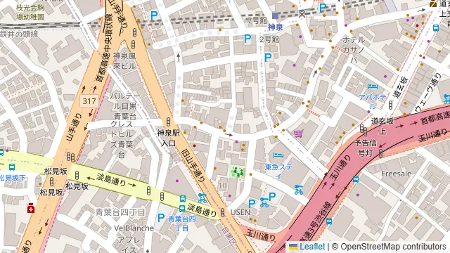 The3rd.Shibuyaの周辺地図