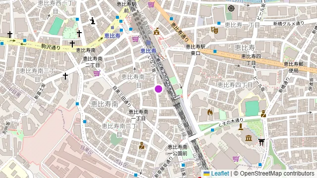 TRATT. USHIGORO 恵比寿店の周辺地図