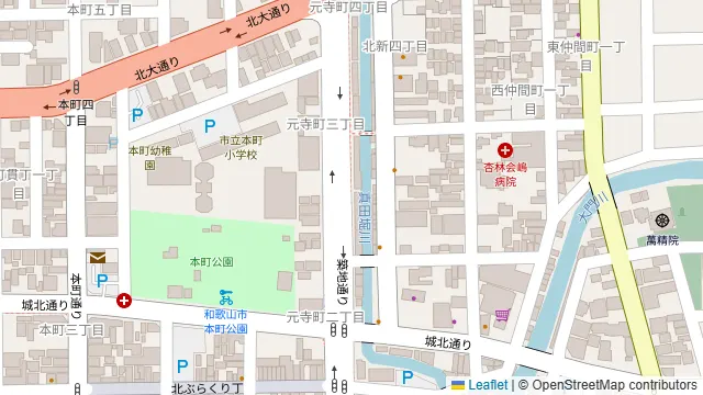 元寺キッチンSanaの周辺地図