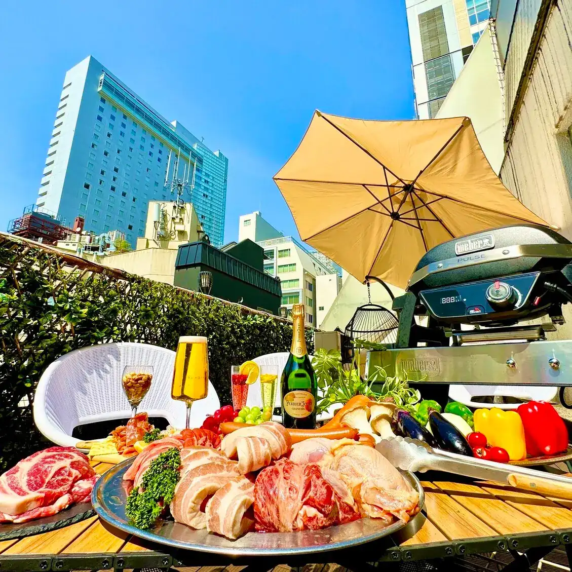 BBQグリル 渋谷ガーデンルーム