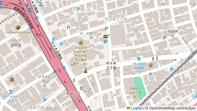 シェアスぺLuxury新宿の周辺地図