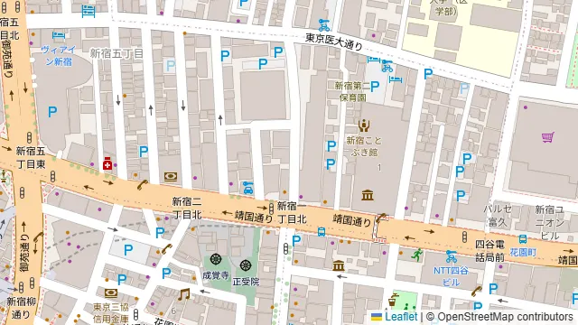 KOHA新宿２ndの周辺地図